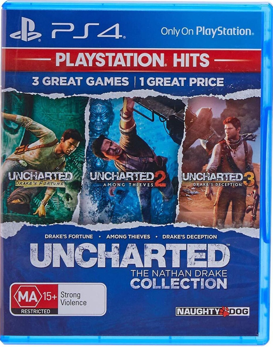 Uncharted The Nathan Drake Collection 3 great games in 1