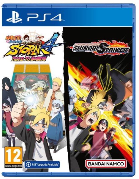 Naruto Double pack includes : naruto storm 4 road to boruto & Shinobi Strike