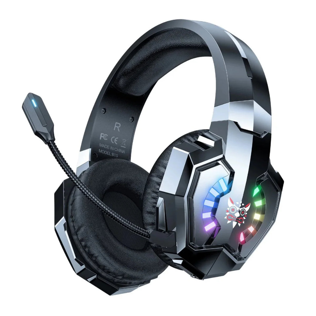 Onikuma B15 Wireless Gaming Headset Triple mode ; wired ; wireless bluetooth ; 2.4g compatible with : PS5 ; Ps4 : Pc : phone